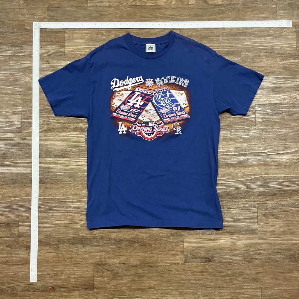 Men’s Vintage “Dodgers x Rockies” Graphic T-shirt (Sz.L)